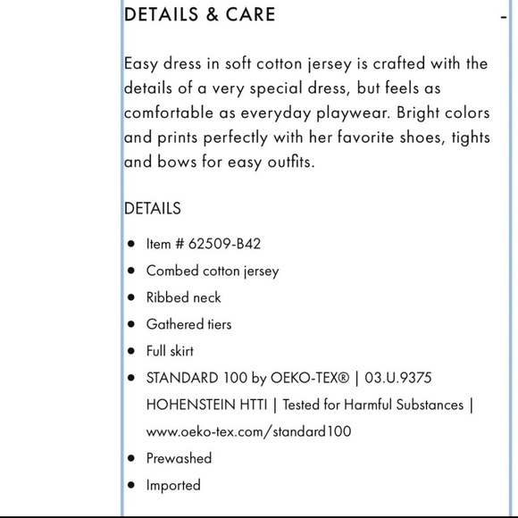 HANNA ANDERSSON TIERED TWIRLY PINK TANGERINES TWIRL POWER DRESS 140 10 - Picture 6 of 6